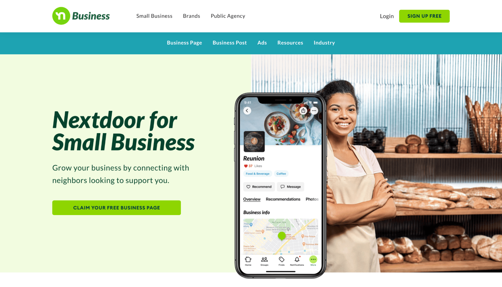 nextdoor small business