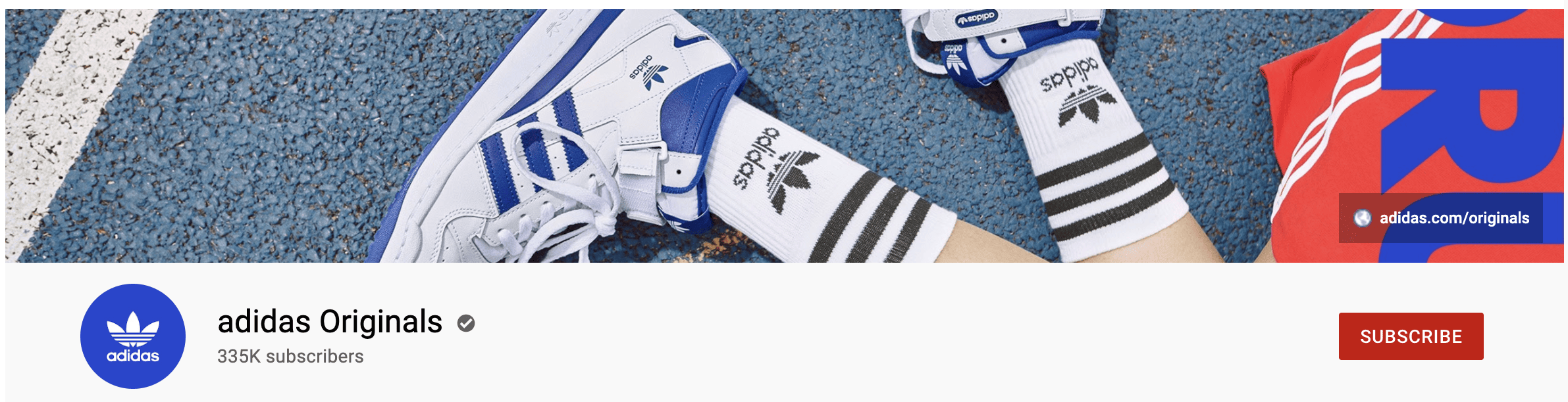 youtube adidas channel art example